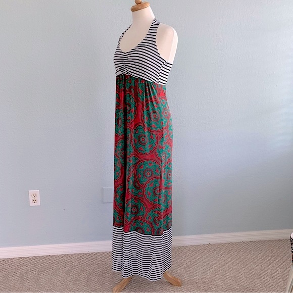 Tracy Negoshian Sun Garden Ansley Halter Maxi - Picture 7 of 12